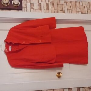 JG HOOK 2 pc.set dress and jacket women's size 12 Linen and cotton. Vintage